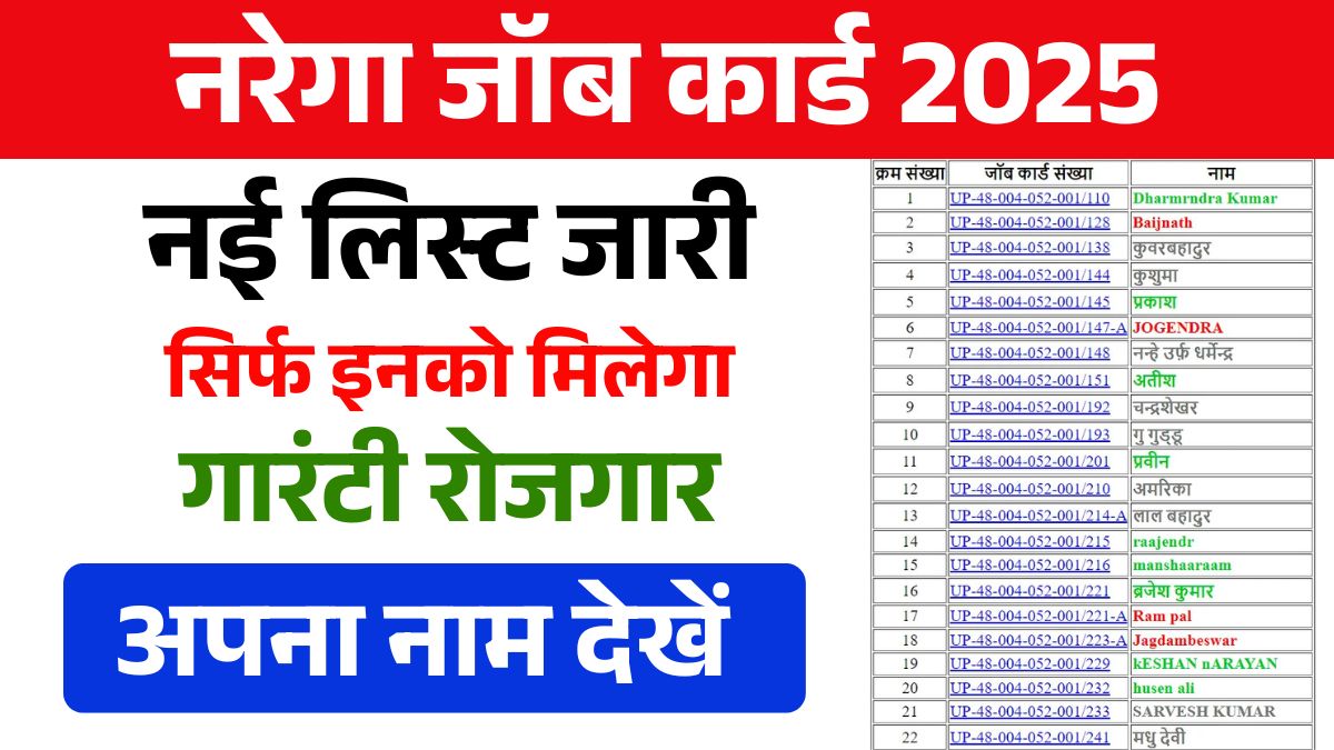 NREGA Job Card List