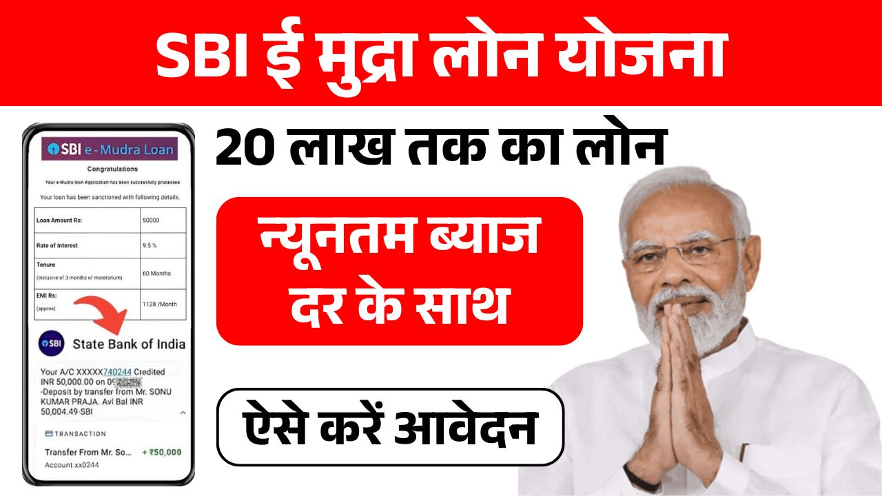 SBI E Mudra Loan Yojana